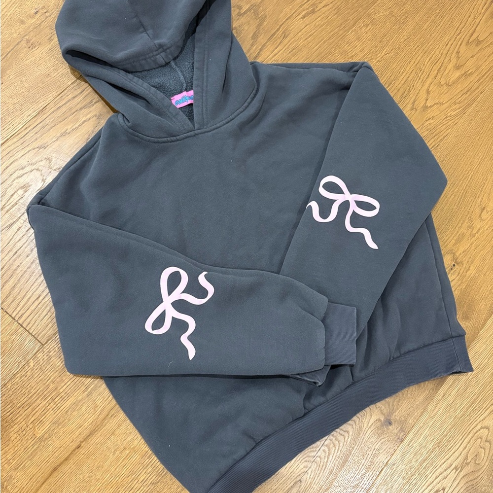 Edikted Bonney Bow Detail Hoodie